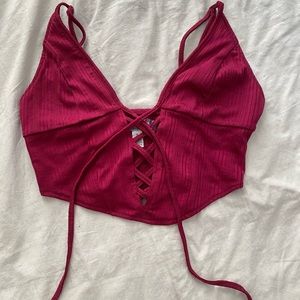 NWOT UO Corset Style Top